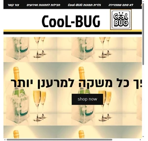 cool-bug קד"מ שמפנירה לחתונה ולחג ולכל אירוע