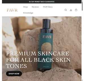 favr by rotimi dead sea skincare for melanin-rich skin