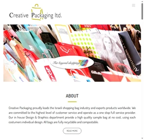 creative packaging ltd - far beyond shopping bags.