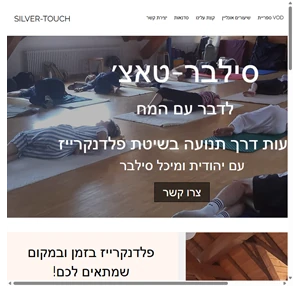 silver touch online feldenkrais classes