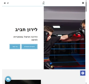 לירון חביב - הדרכה וטיפול באומנויות לחימה