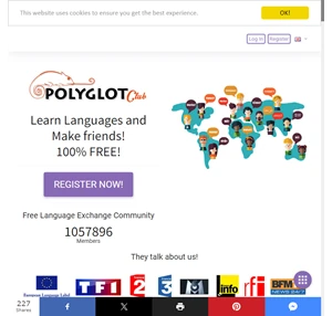 Polyglot Club Official Website - Practice languages and find friends