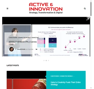 Active Innovation Strategy Transformation Digital