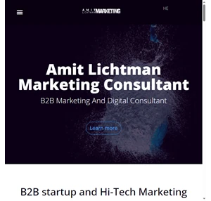 amit lichtman - marketing consultant b2b digital marketing content